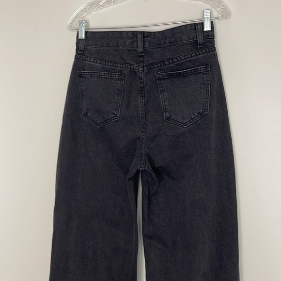 Shein Ripped Distress Wide Leg Jeans Size 4 - Picture 6 of 15